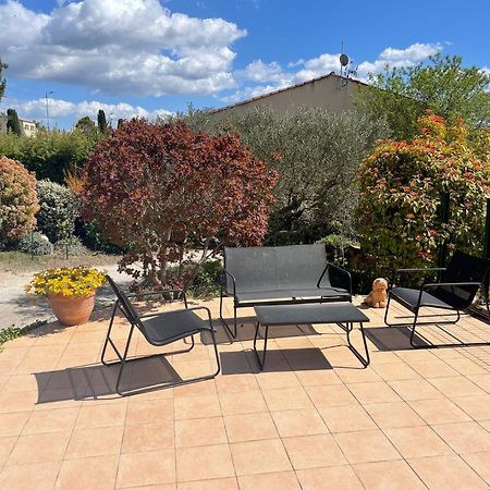 Studio Charmant Avec Terrasse Lançon-Provence Eksteriør bilde