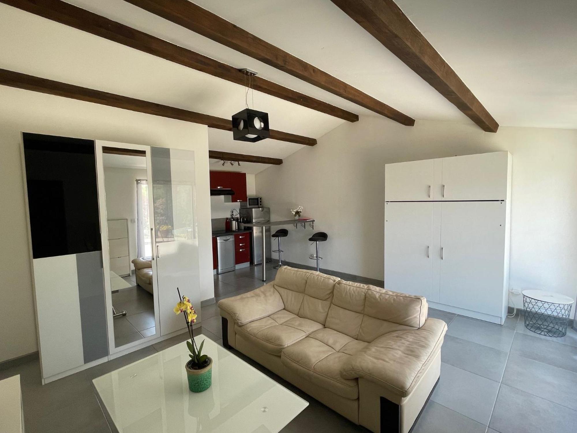 Studio Charmant Avec Terrasse Lançon-Provence Eksteriør bilde