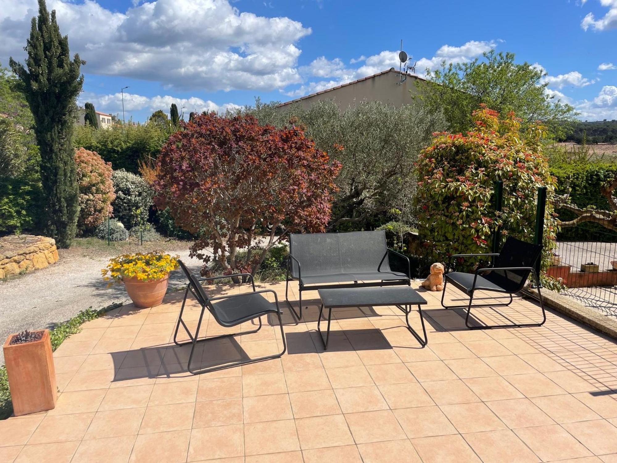 Studio Charmant Avec Terrasse Lançon-Provence Eksteriør bilde